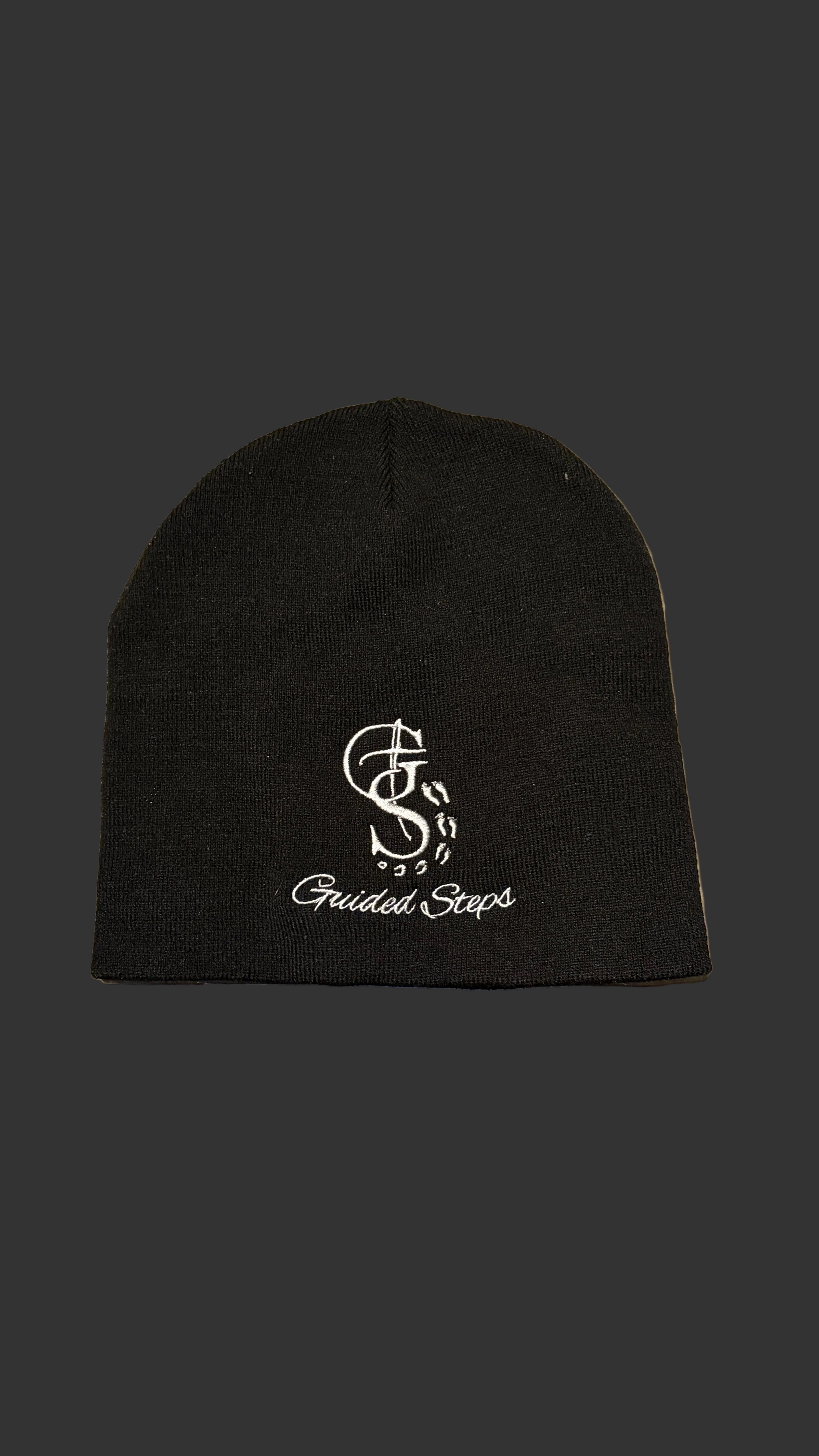 Black Guided Steps Beanie