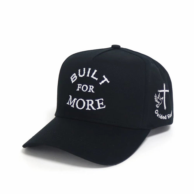 Black Built For More cap