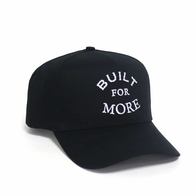 Black Built For More cap
