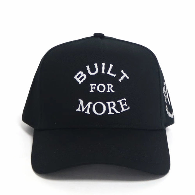 Black Built For More cap