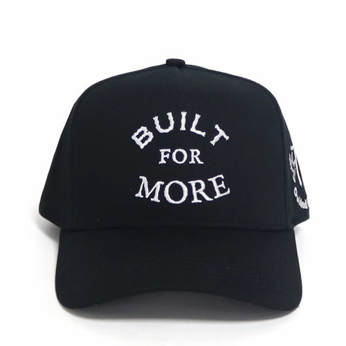 Black Built For More cap