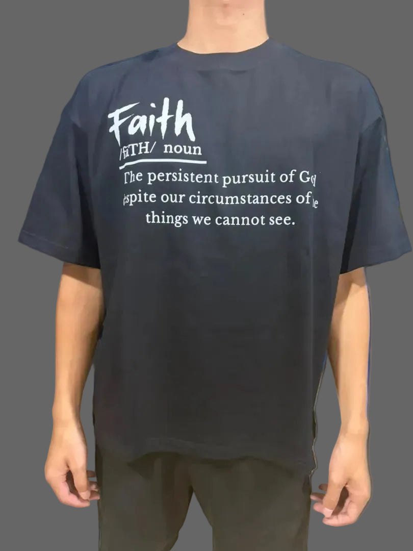 Black Faith Definition Shirt